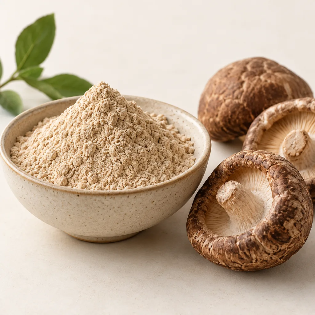 Shiitake Mushroom Powder ingredient sourcing presentation