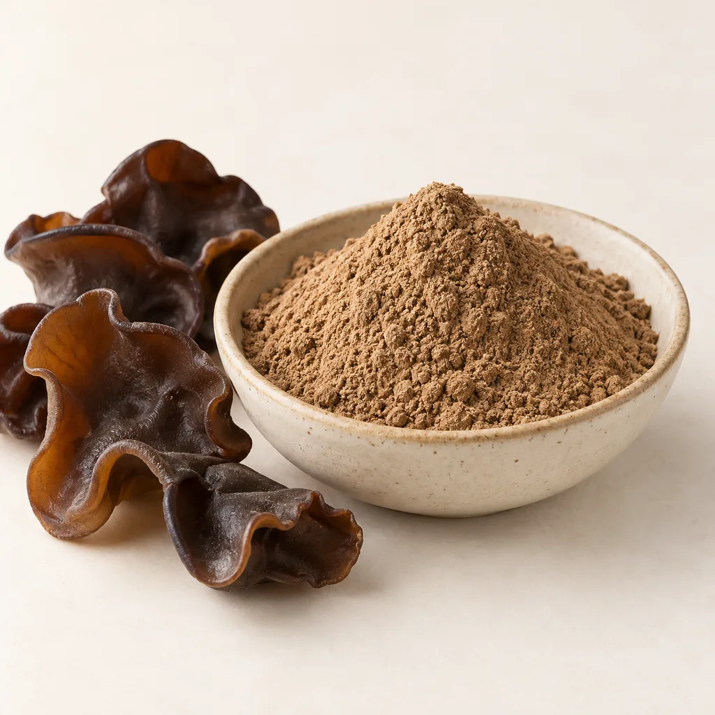 Wood Ear Mushroom Powder ingredient sourcing presentation