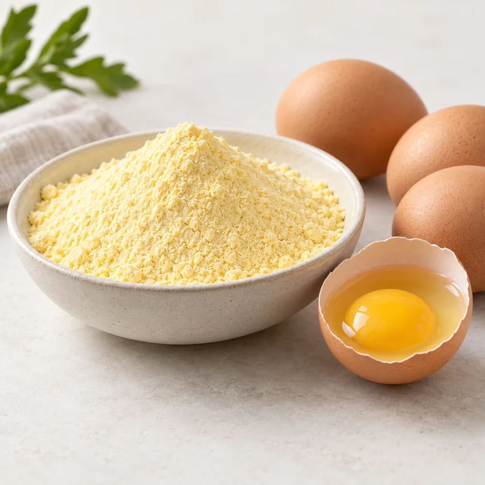 Whole Egg Powder raw ingredient presentation