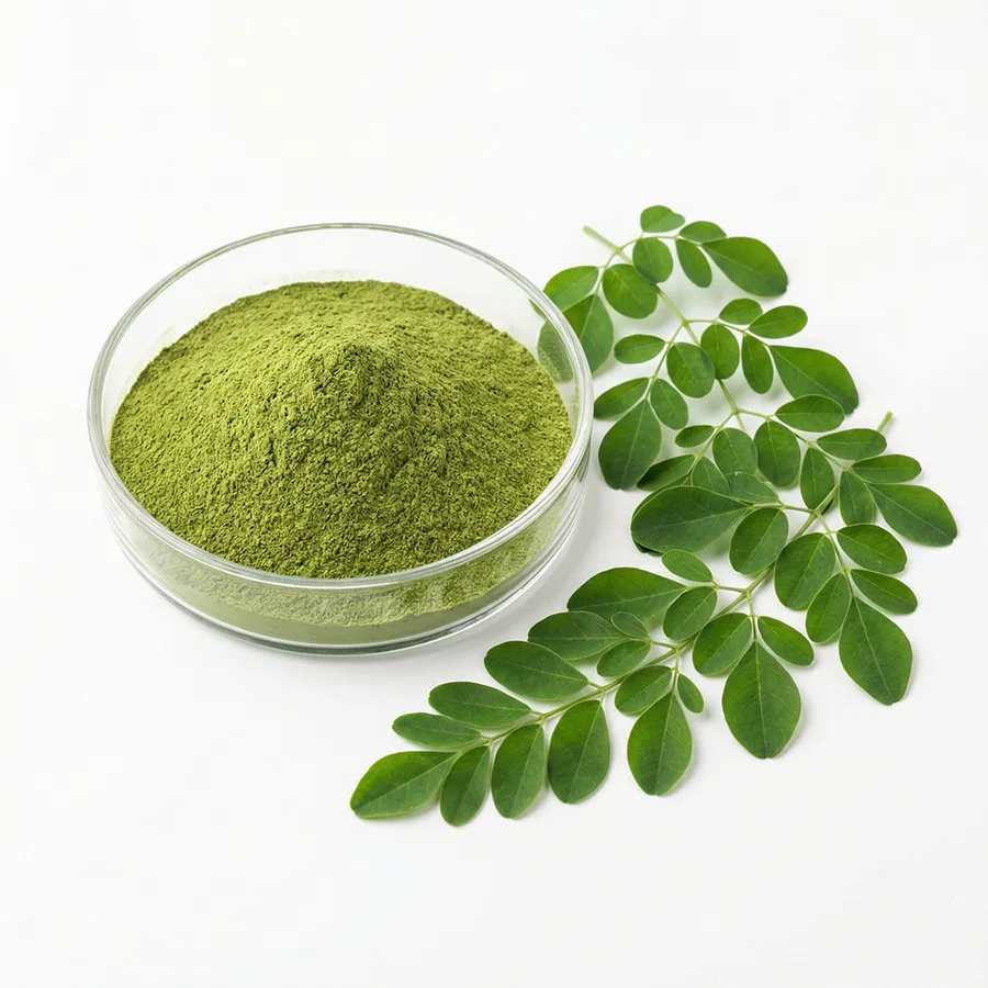 Moringa Leaf Extract raw ingredient presentation