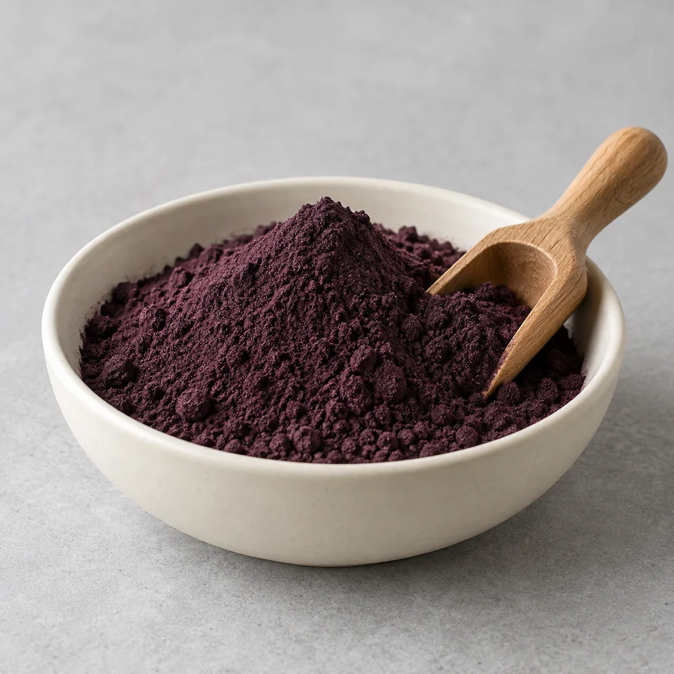 Bilberry Extract ingredient powder sourcing presentation