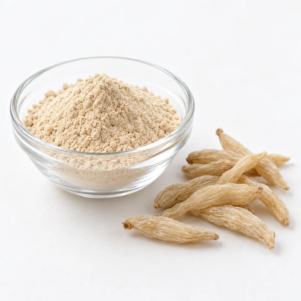 Ophiopogon japonicus tuberous-root and botanical powder marketing presentation