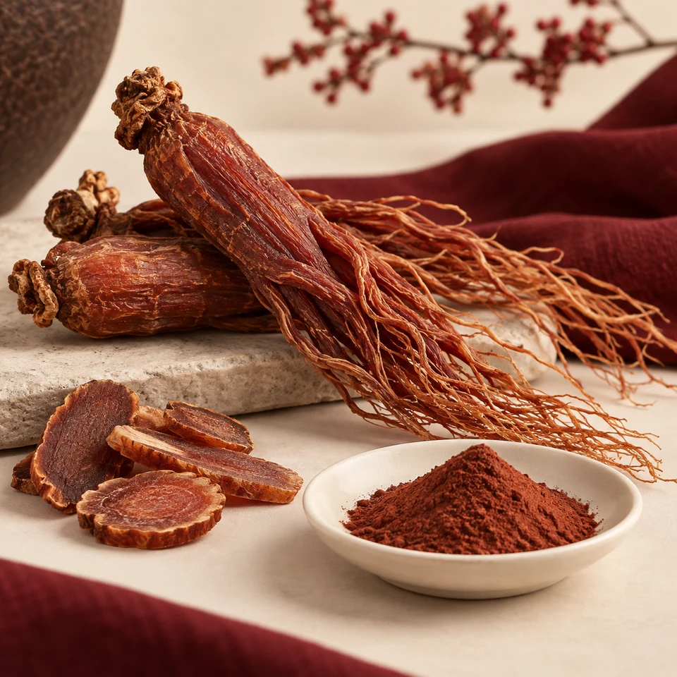 Red Ginseng Root Extract raw ingredient marketing presentation