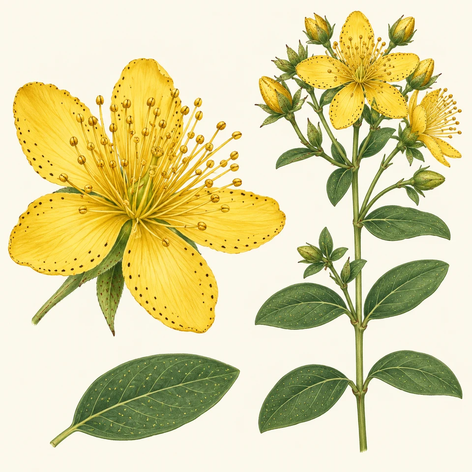 Hypericum Perforatum Extract source identity and requested extract inputs