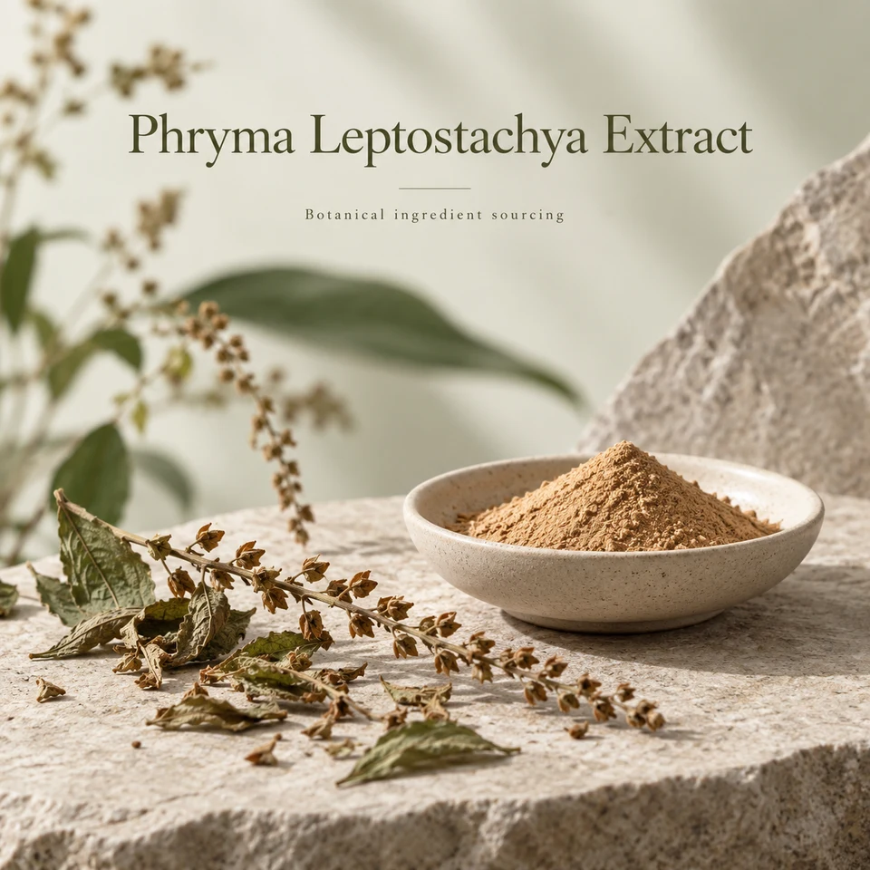 Phryma Leptostachya Extract ingredient marketing presentation