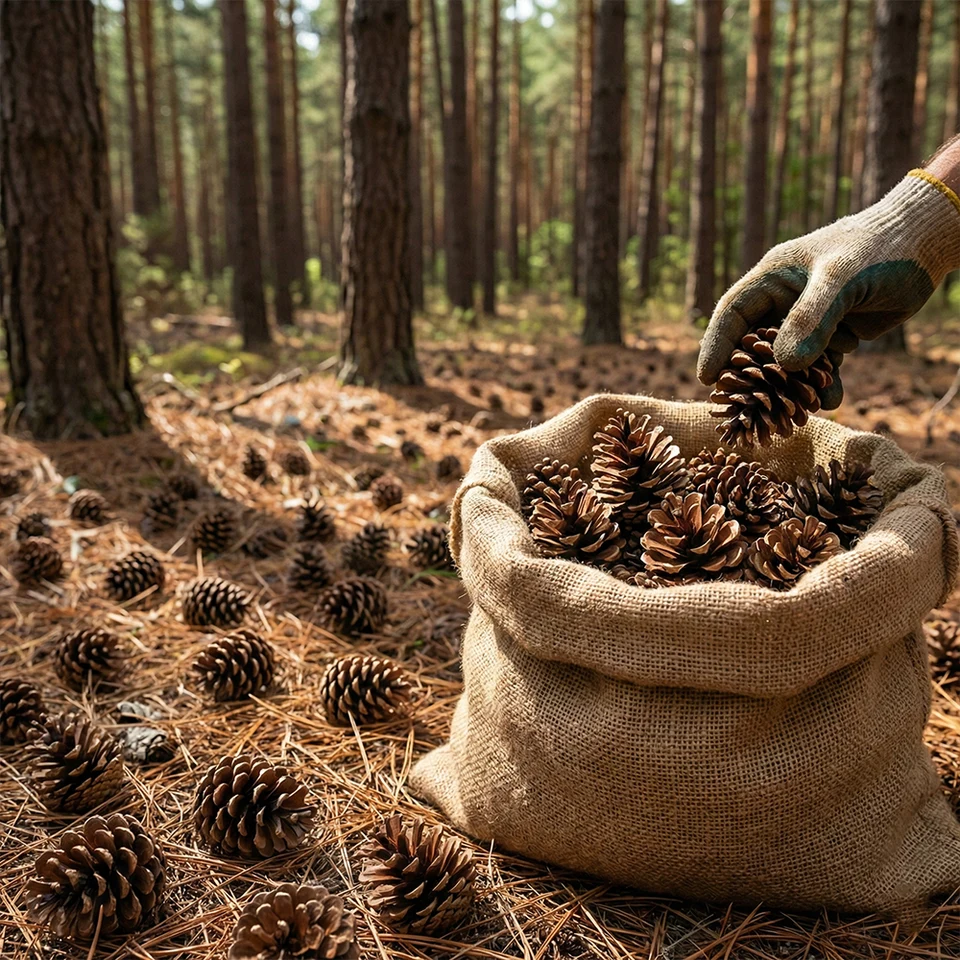 Pine Cone Extract source identity and requested extract inputs
