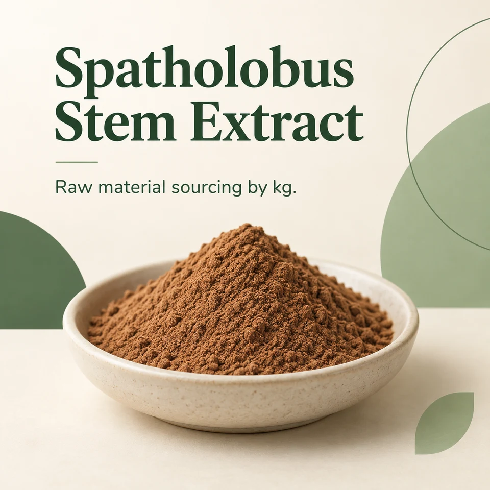 Spatholobus Stem Extract botanical sourcing presentation