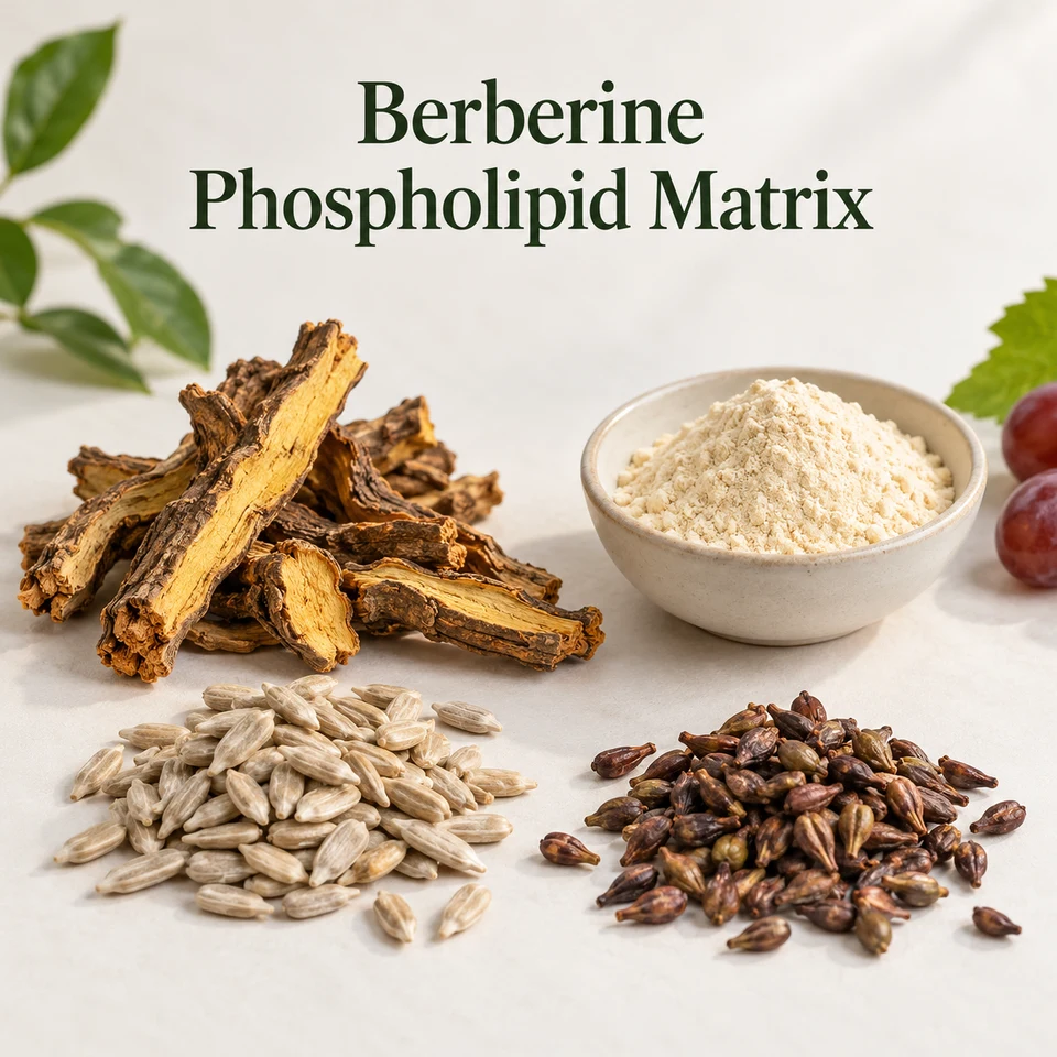 Berberine Phospholipid Matrix composition or source context