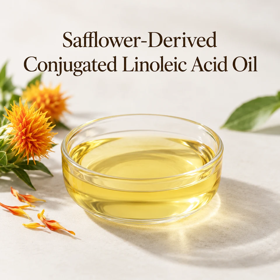 Safflower-Derived Conjugated Linoleic Acid Oil ingredient main visual