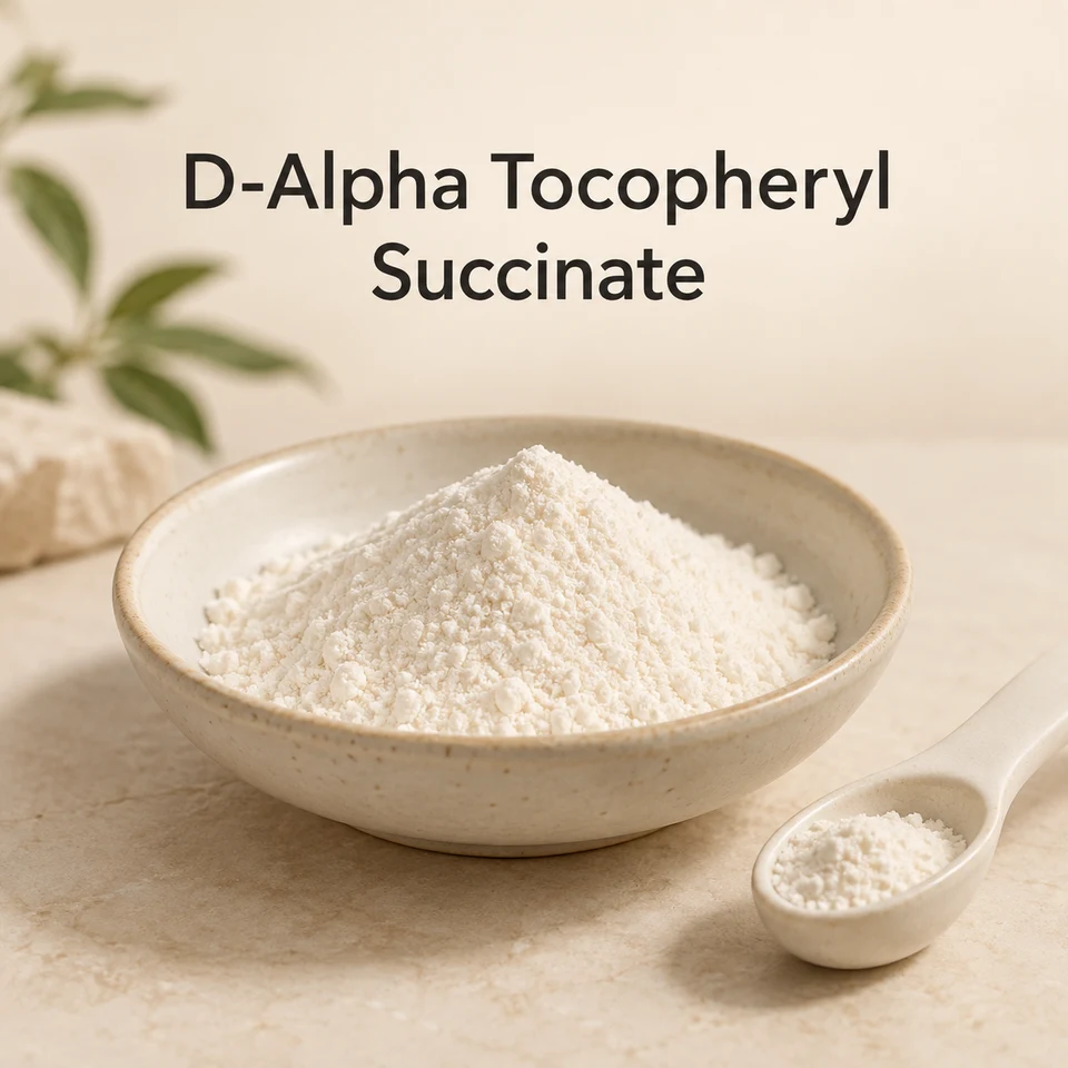 D-Alpha Tocopheryl Succinate ingredient sourcing context