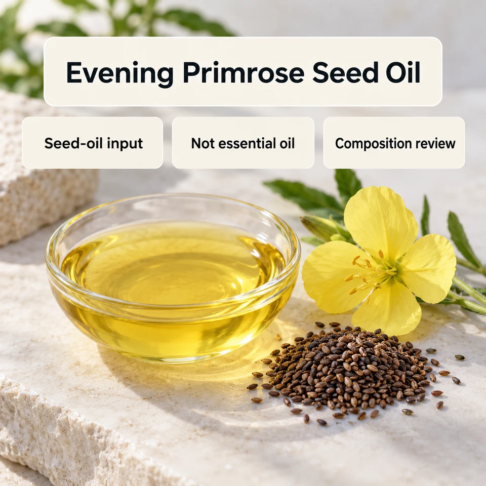 Evening Primrose Seed Oil identity and composition review context