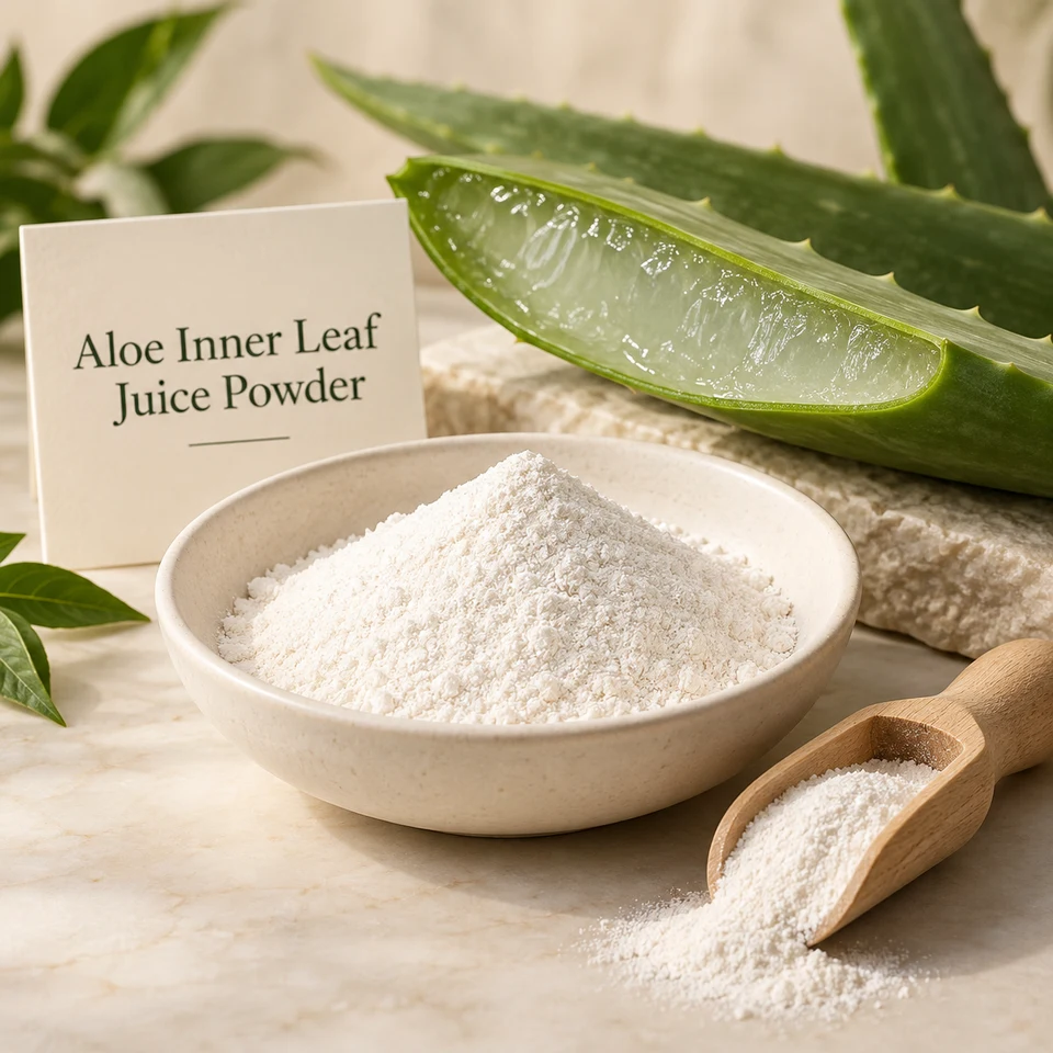 Freeze-Dried Aloe Inner Leaf Juice Powder ingredient context
