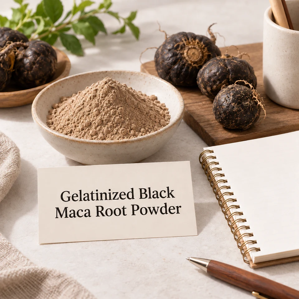 Gelatinized Black Maca Root Powder procurement planning context