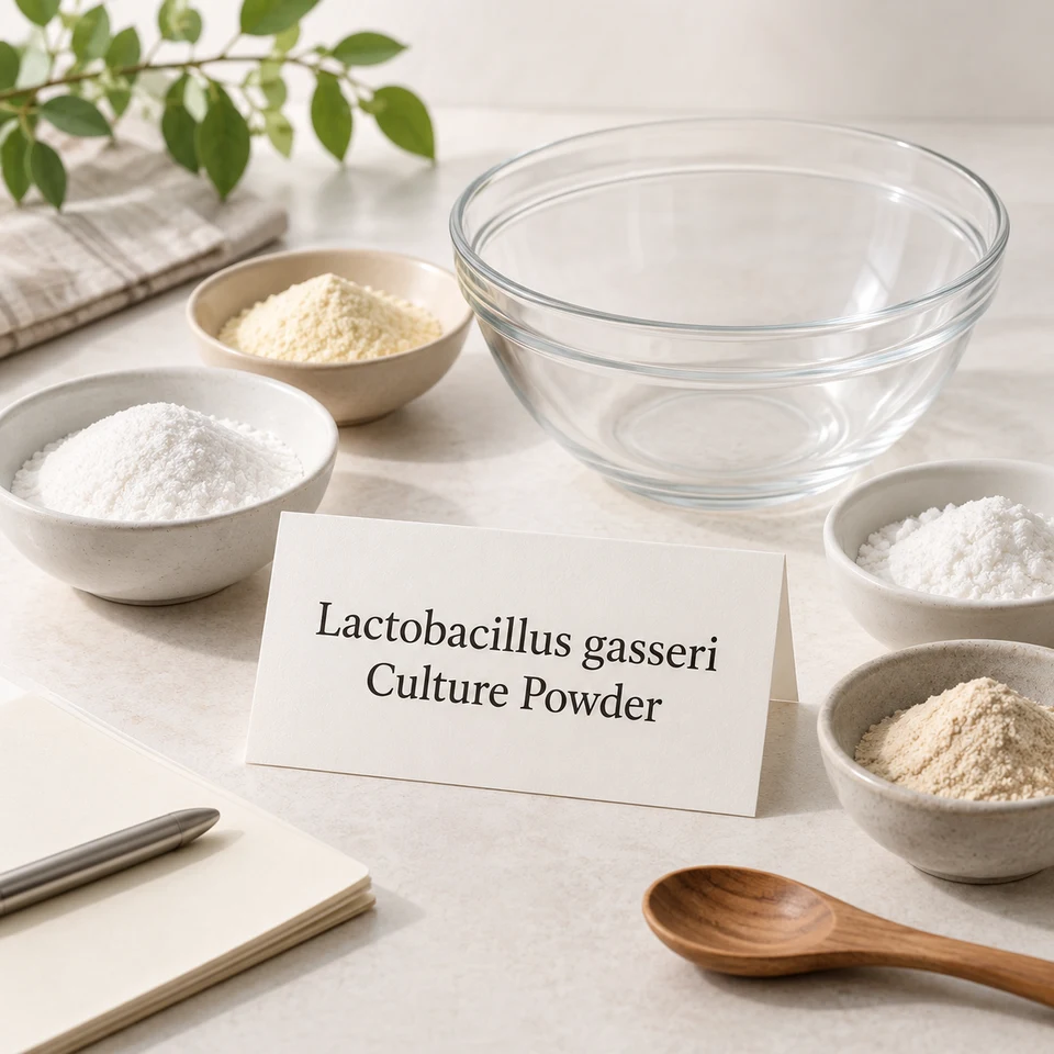 Lactobacillus gasseri Culture Powder source or formulation context