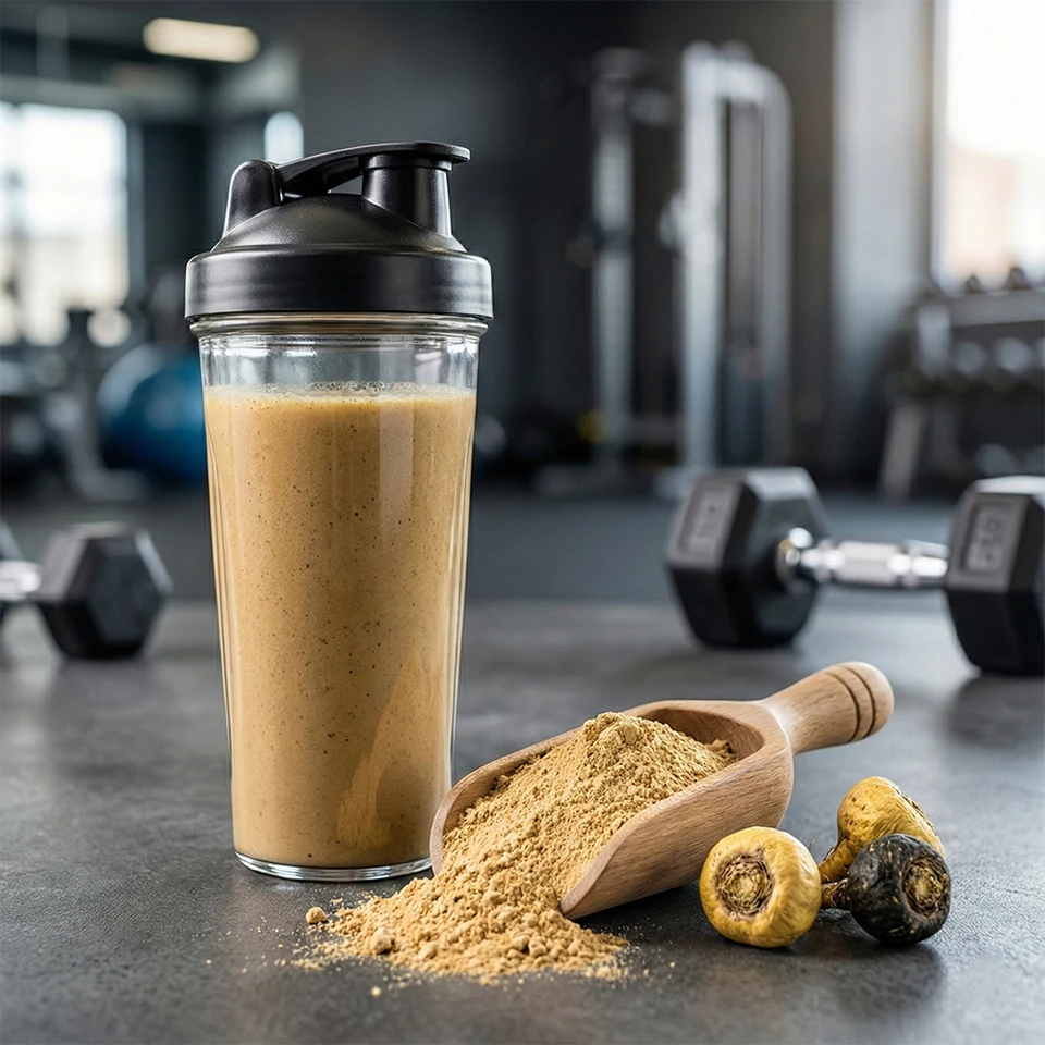 Maca ingredient blending evaluation context