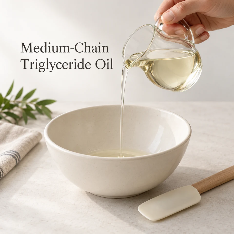 Medium-Chain Triglyceride Oil liquid ingredient handling context