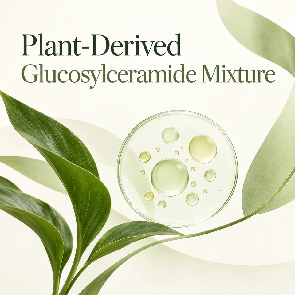 Plant-derived glucosylceramide ingredient concept