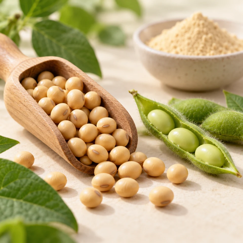 Soybeans and soybean pod source context