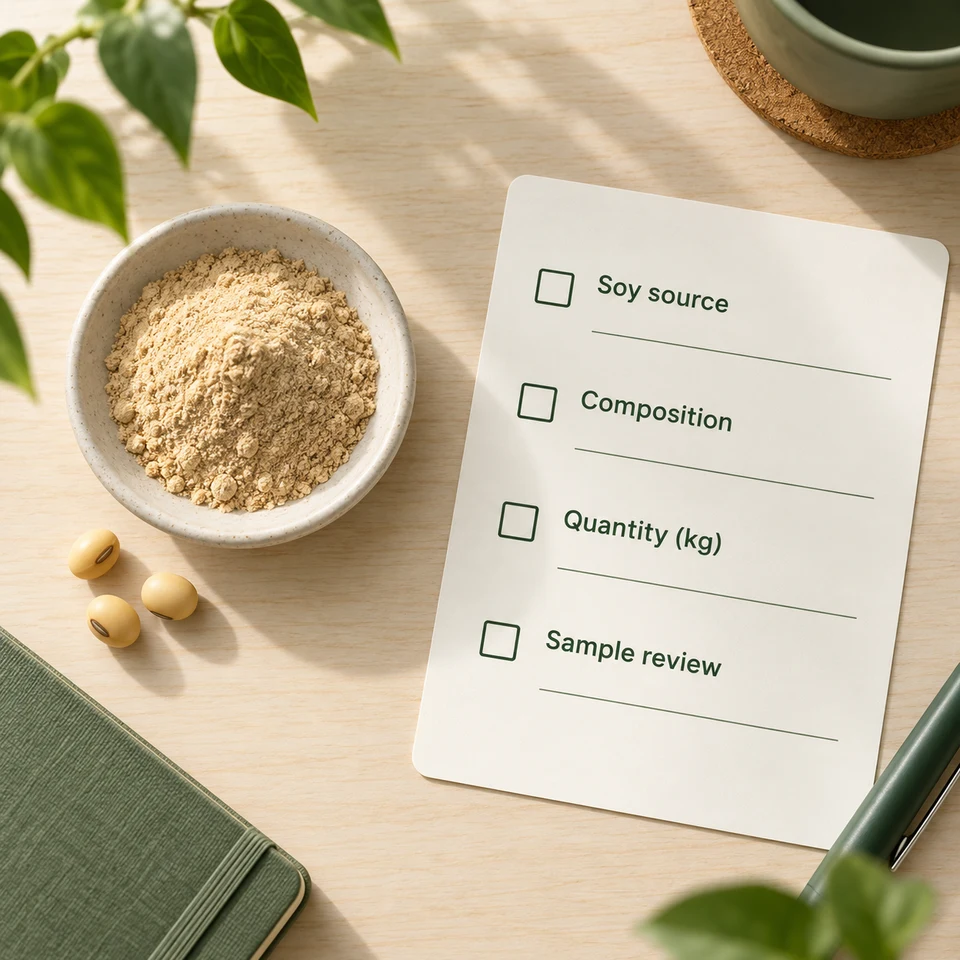 Soy phosphatidylserine procurement planning checklist