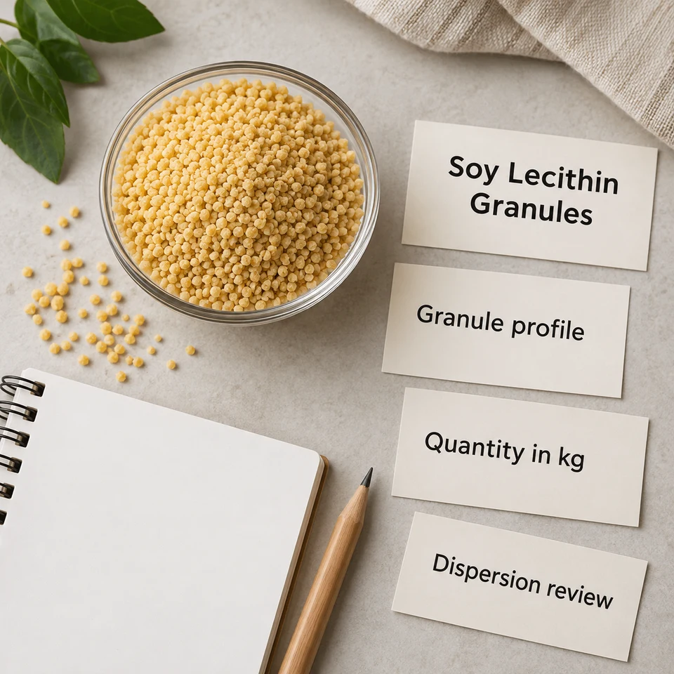 Soy Lecithin Granules procurement planning by kg