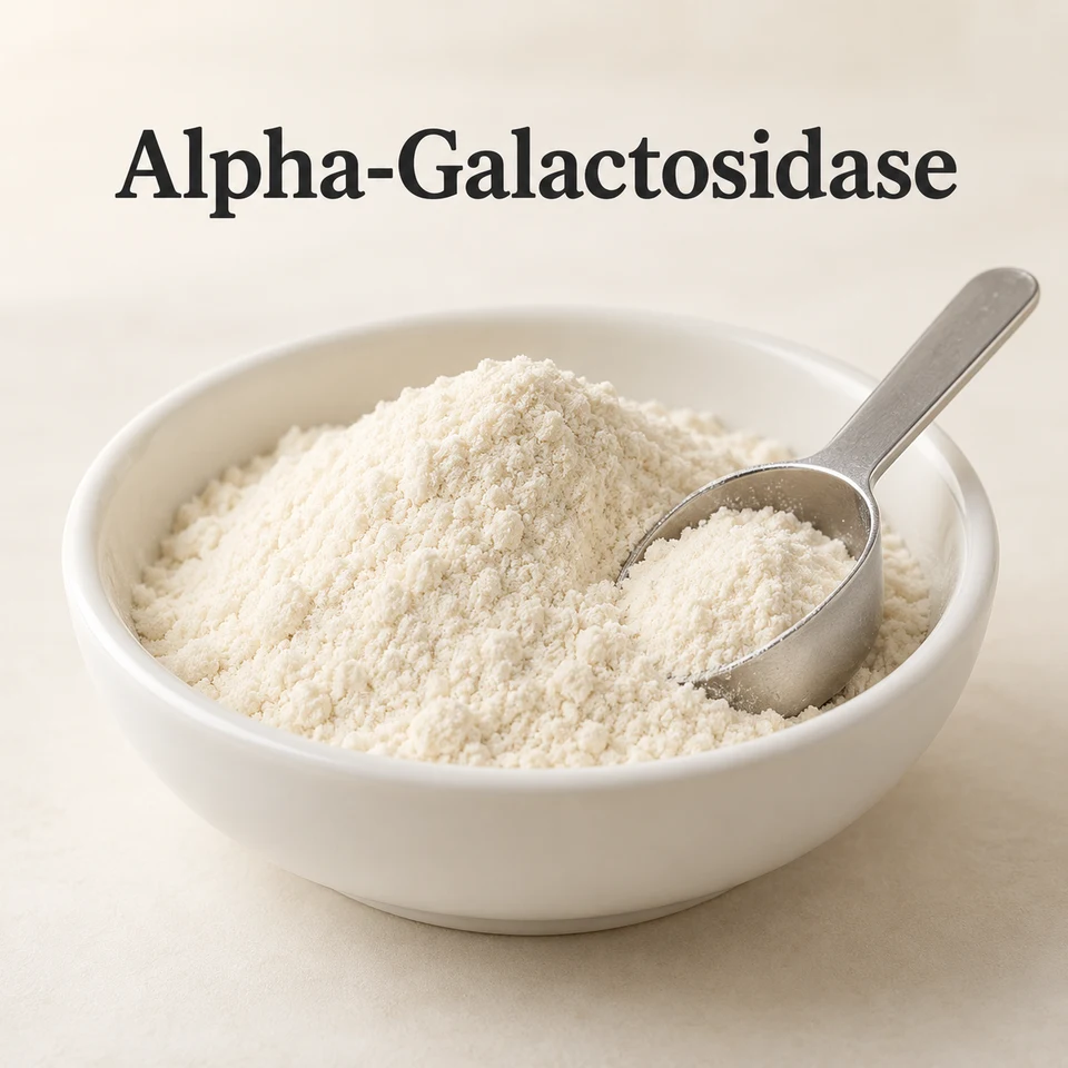 Alpha-Galactosidase ingredient sourcing visual