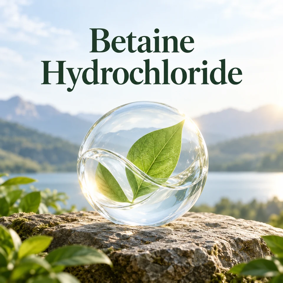 Betaine Hydrochloride ingredient sourcing visual