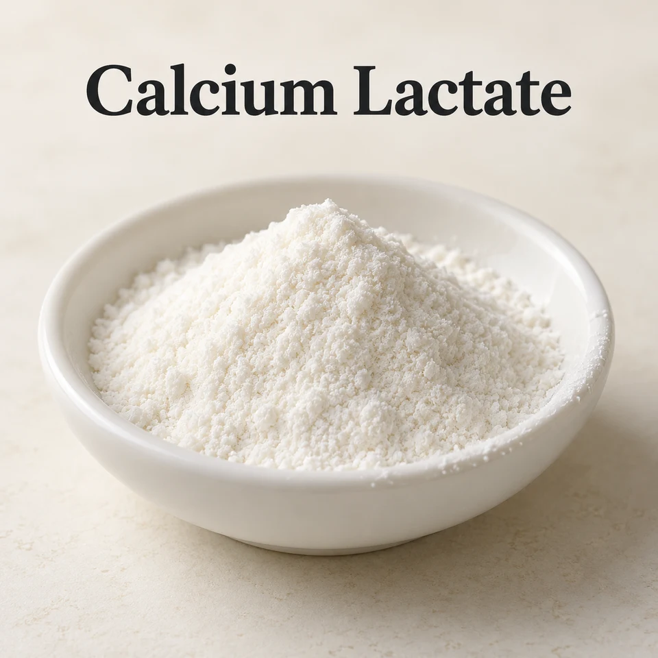 Calcium Lactate ingredient sourcing visual