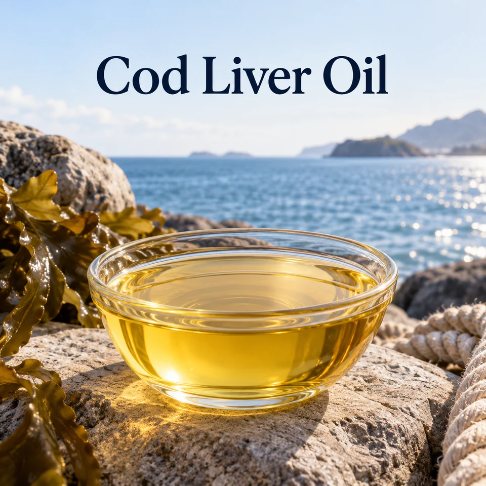 Cod Liver Oil ingredient sourcing visual