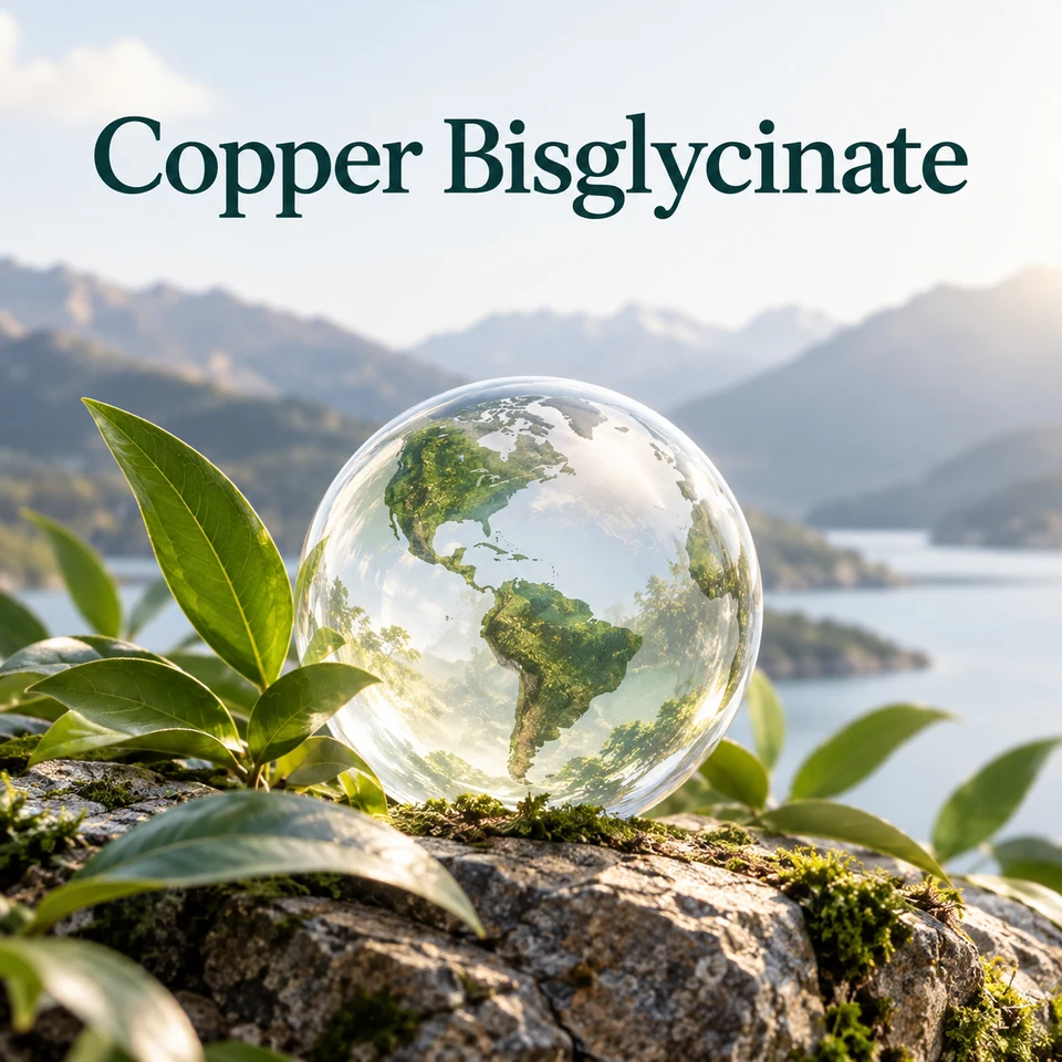 Copper Bisglycinate ingredient sourcing visual