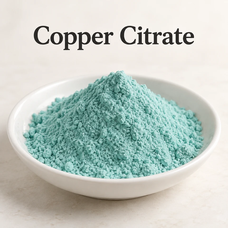 Copper Citrate ingredient sourcing visual