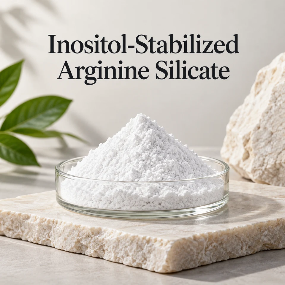 Inositol-Stabilized Arginine Silicate ingredient sourcing visual