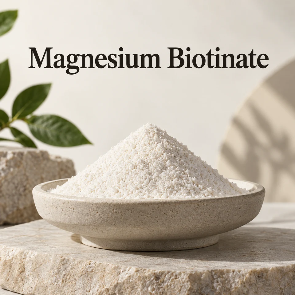 Magnesium Biotinate ingredient sourcing visual