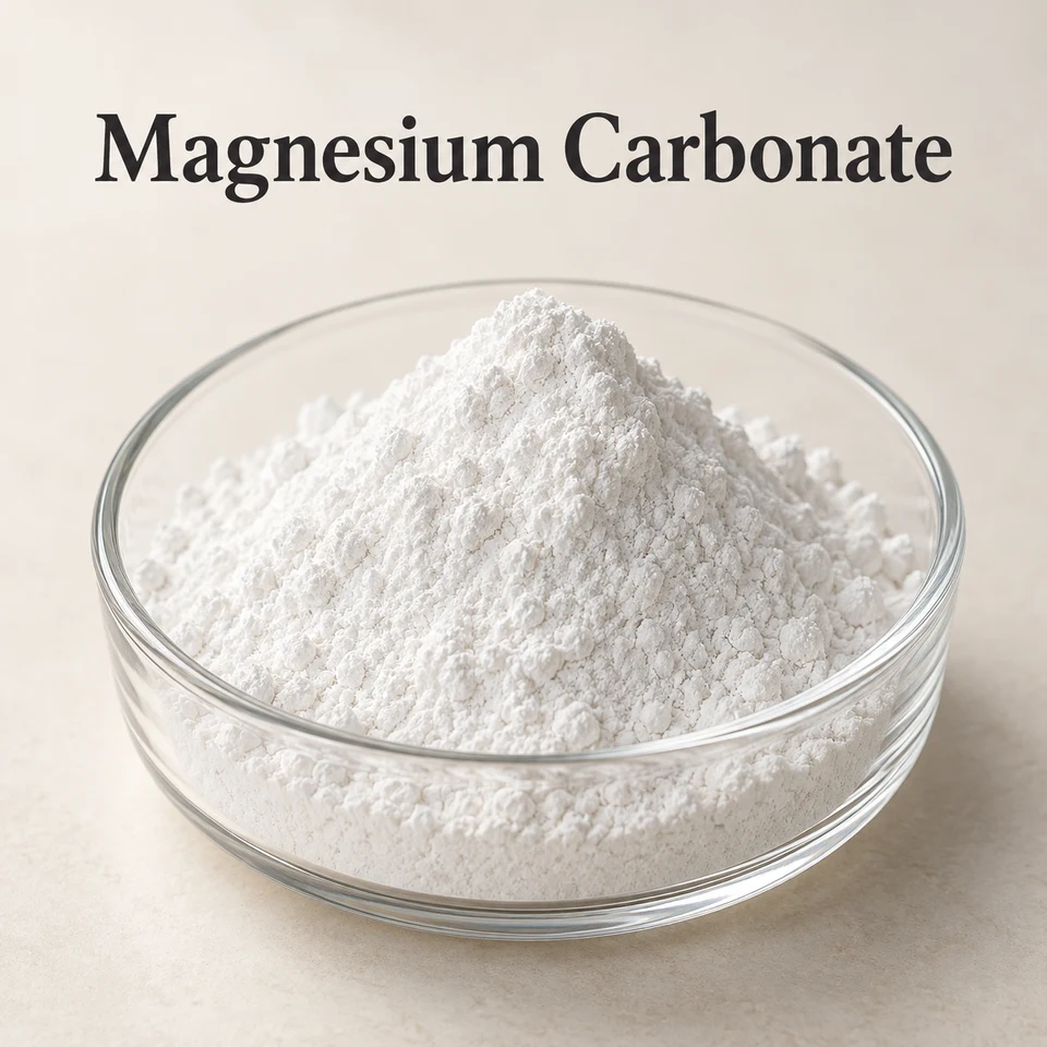 Magnesium Carbonate ingredient sourcing visual