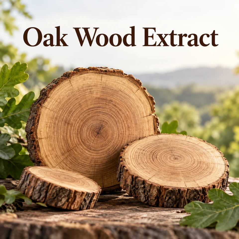 Oak Wood Extract ingredient sourcing visual