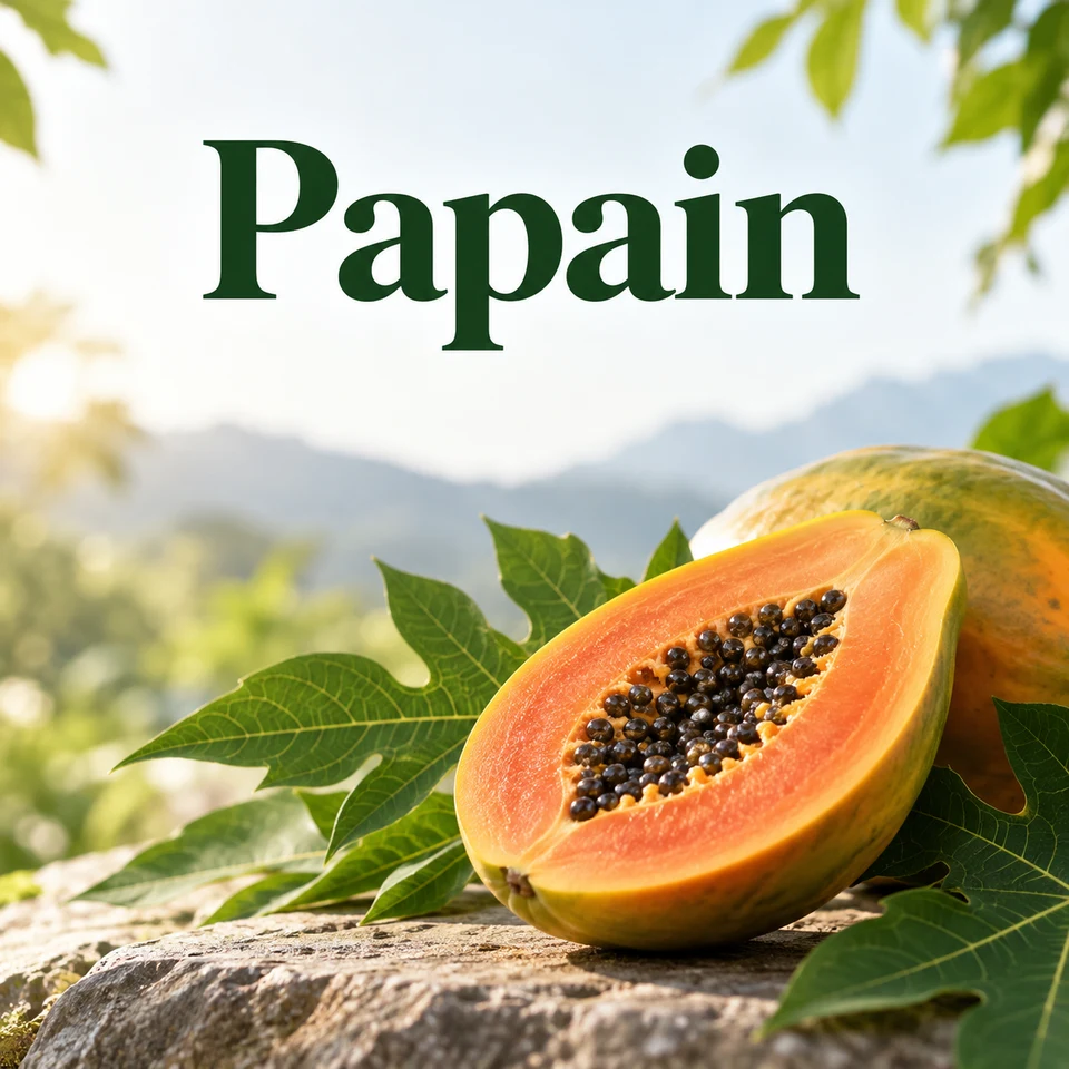Papain ingredient sourcing visual