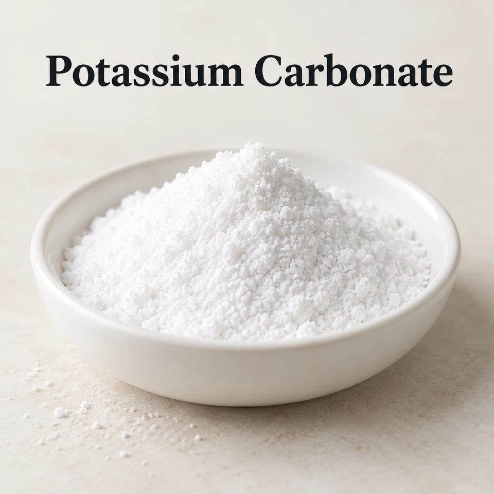 Potassium Carbonate ingredient sourcing visual