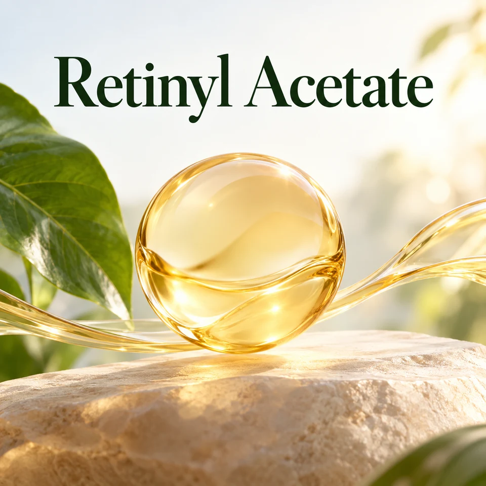 Retinyl Acetate ingredient sourcing visual