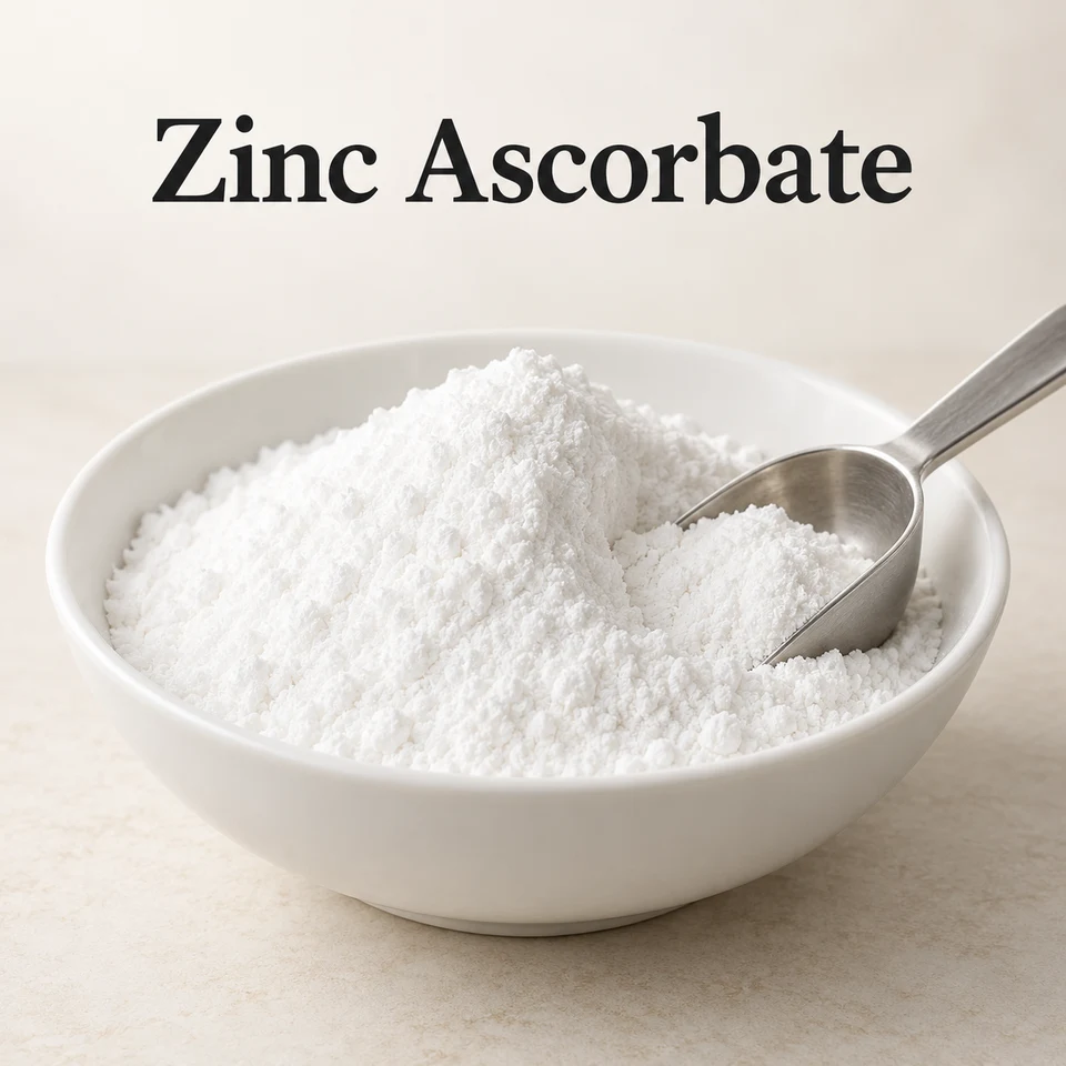 Zinc Ascorbate ingredient sourcing visual