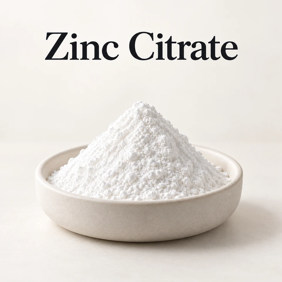 Zinc Citrate ingredient sourcing visual