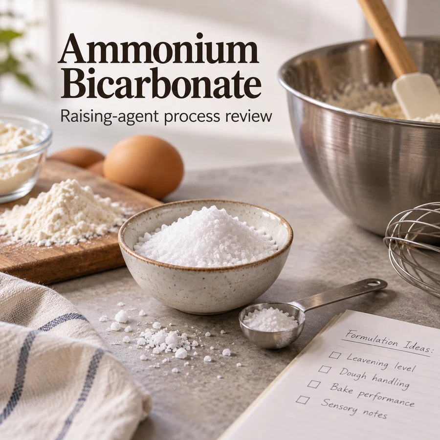 Ammonium bicarbonate baking formulation discussion