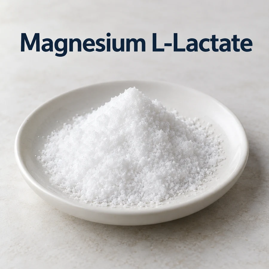 Magnesium L-Lactate ingredient marketing visual