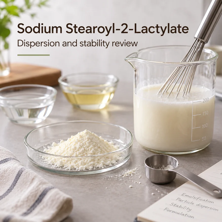 Sodium stearoyl-2-lactylate formulation process discussion
