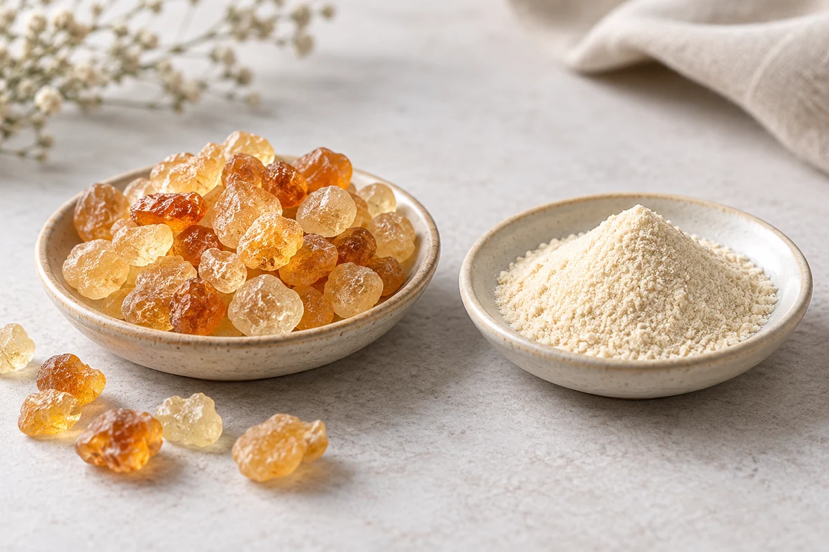 Gum Ghatti ingredient sourcing concept