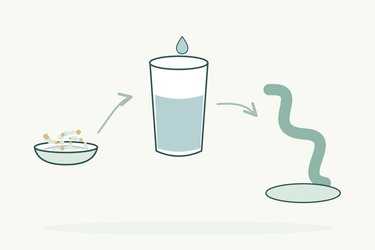 Potassium Alginate evaluation concept
