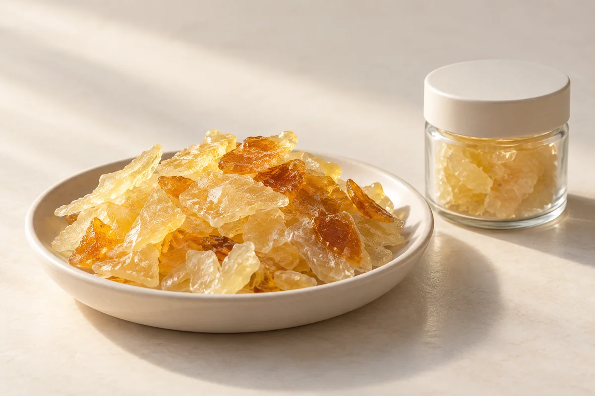 Shellac illustrative ingredient concept