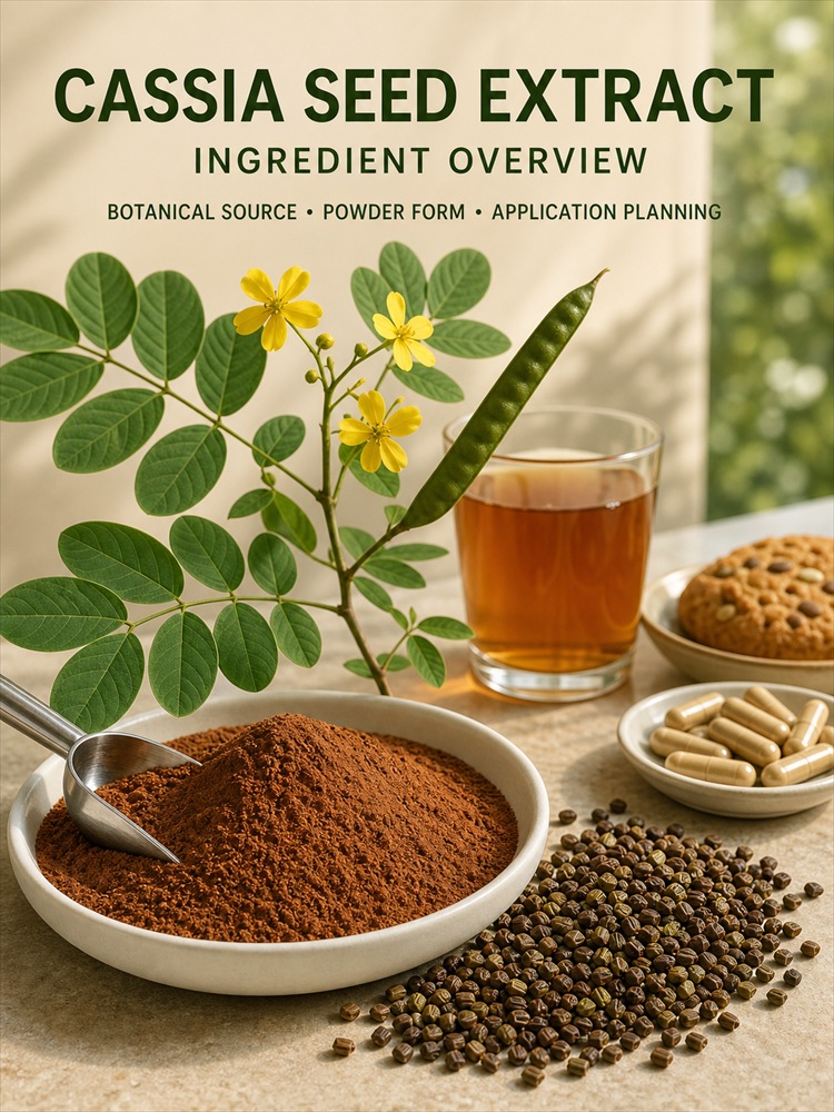 Cassia Seed Extract for Bulk Ingredient Sourcing Specification and product detail