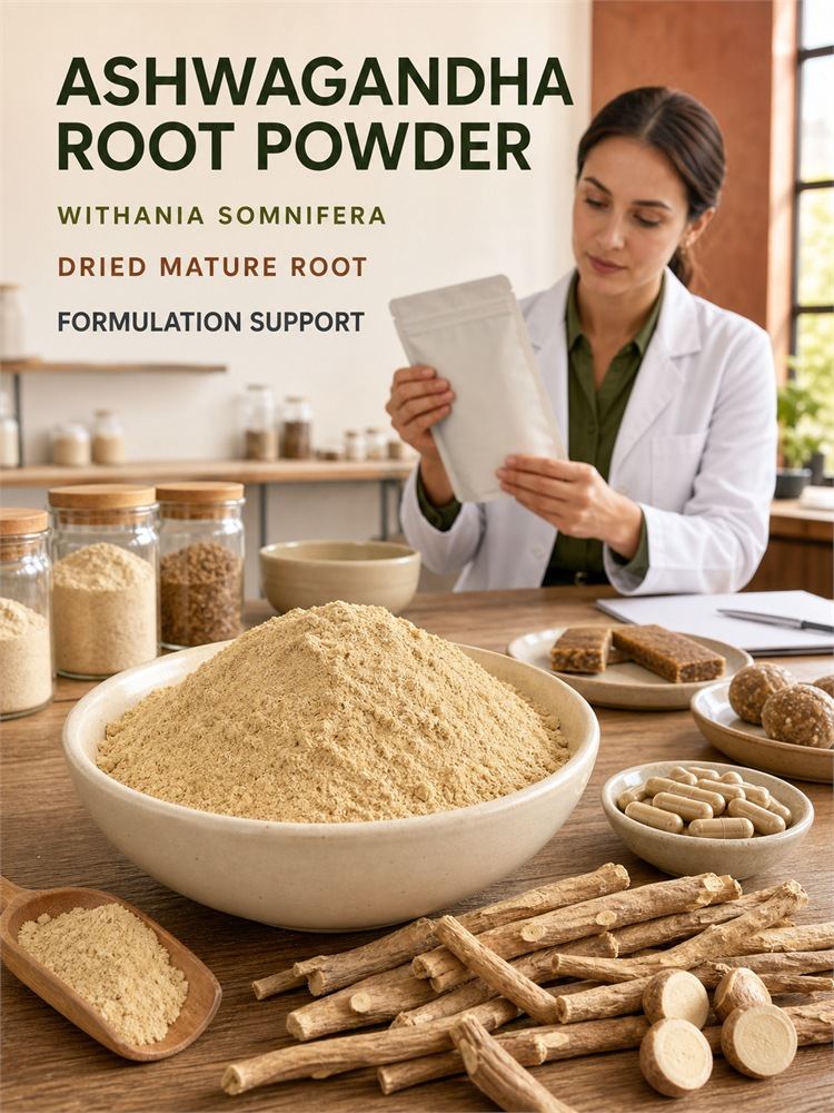 Ashwagandha Root Powder for Bulk Ingredient Sourcing Specification and product detail