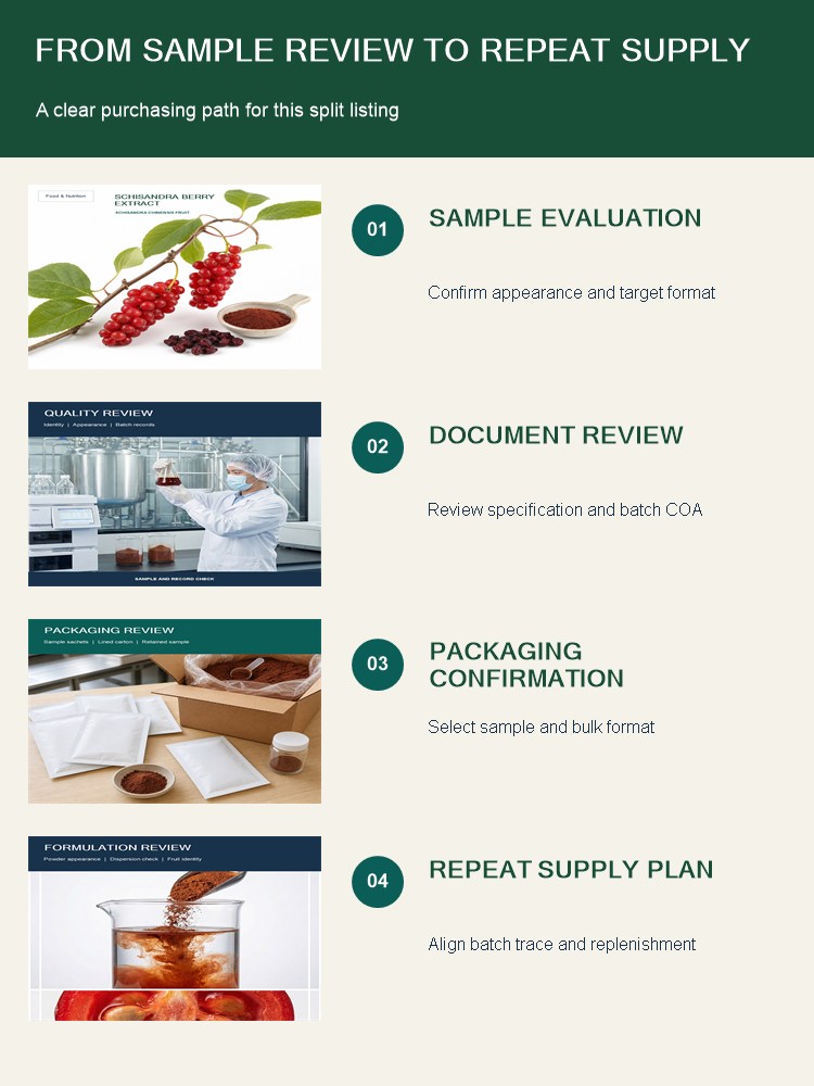 Schisandra Extract Powder for Bulk Ingredient Sourcing product detail image 9