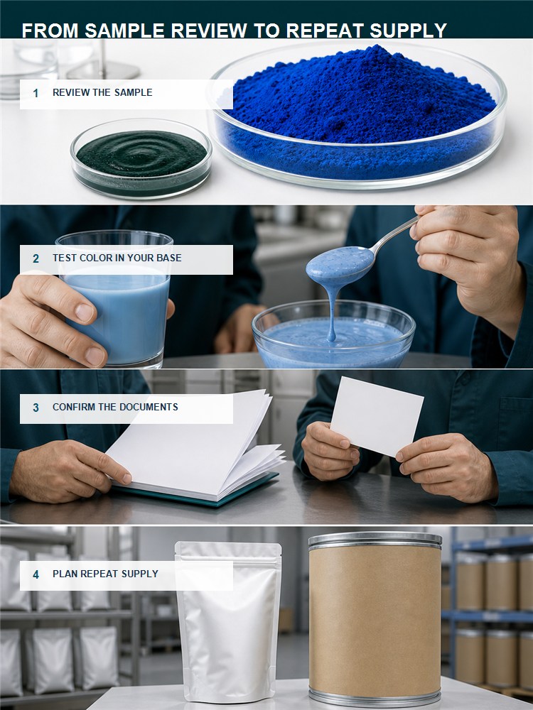 Phycocyanin Extract Powder for Bulk Ingredient Sourcing RFQ and document checklist