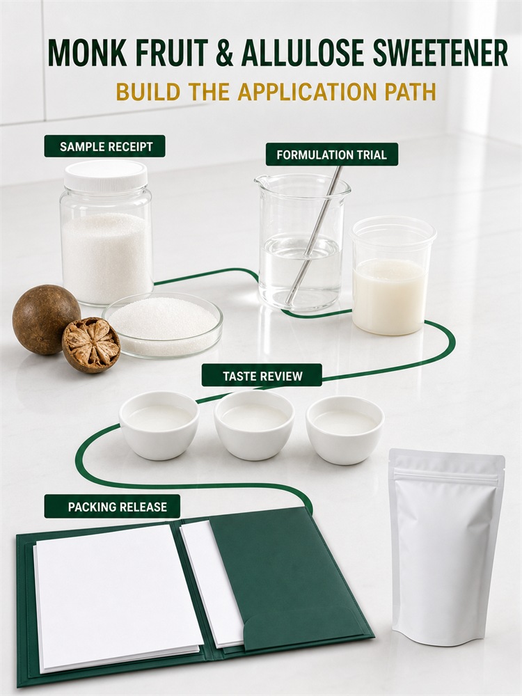 Monk Fruit Sweetener and Allulose Blend for Food Ingredient Sourcing product detail image 8